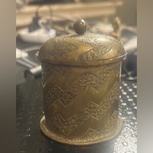 Funky Brass German Trinket Dish